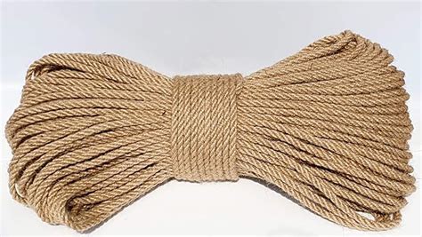 0 37 Lfm Garten Schnur JUTESEIL 10 Mm 50 M Hanfseil Naturhanf Jute