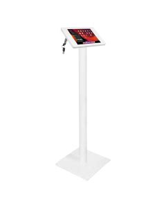 Soporte De Suelo Fino Para Ipad De Y Pulgadas Blanco