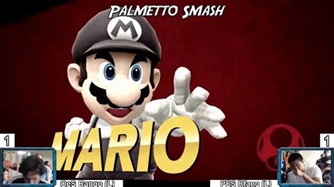 Palmetto Smash Wii U Singles Grand Finals Oes Rango Vs Pes Rfang Set