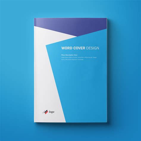 microsoft word cover templates    report cover logo