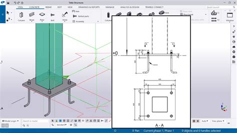 Tekla 2021 Tutorial 10 Create Baseplate With Example Youtube