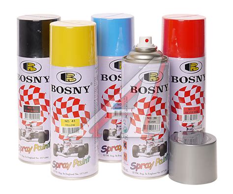 Краска для авто в баллончиках Bosny