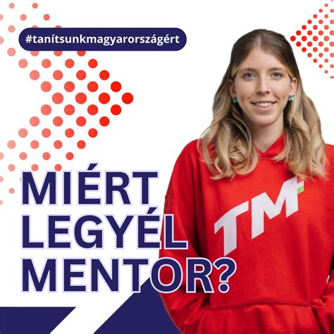 LEGYÉL TE IS MENTOR TANÍTSUNK MAGYARORSZÁGÉRT EGYETEMI MENTORPROGRAM