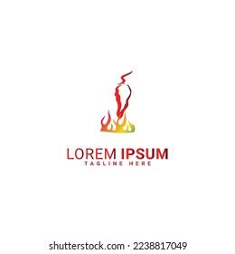Red Hot Chili Logo Designs Concept Stock Vector Royalty Free 2238817049 Shutterstock