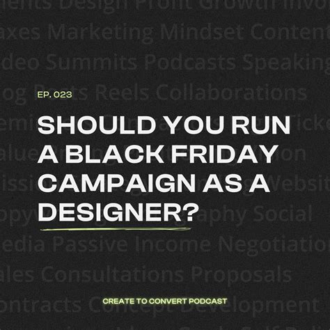 Black Friday for Designers: Here's How to Run a Successful Black Friday