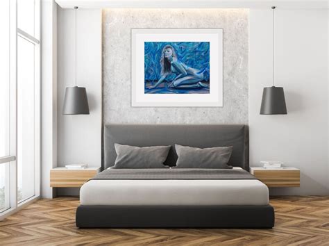 Sensual Decor Nude Art Print Erotic Wall Art Colorful Etsy