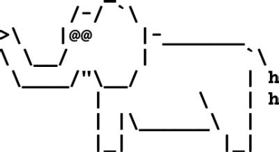 Elephant Ascii Art