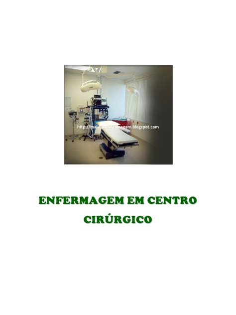 PDF Apostila Enfermagem em Centro Cirúrgico DOKUMEN TIPS