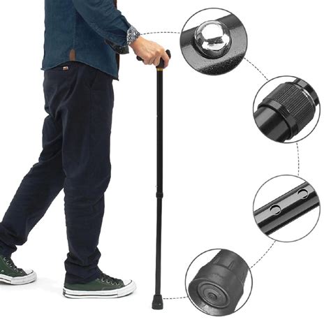 Palm Grip Orthopedic Walking Cane Ergonomic Handle Left Hand Walking