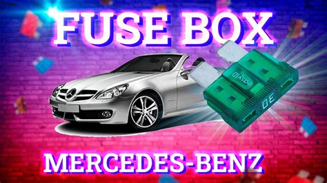 Fuse Layout Mercedes Benz Slk Class 2005 2011 Youtube