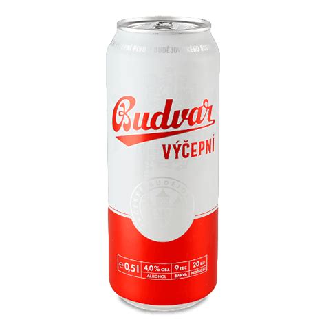 Пиво Budweiser Budvar Бочкове світле з/б 0,5л – онлайн-супермаркет «Сільпо»