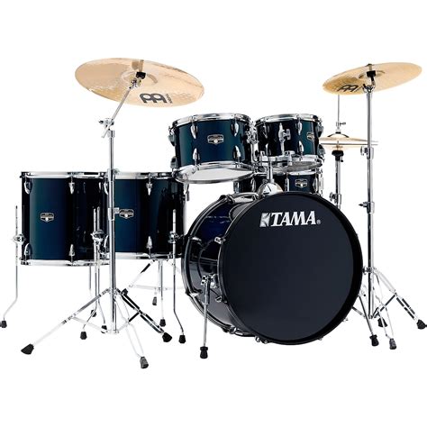 TAMA Imperialstar 6 Piece Complete Drum Set With Meinl HCS Cymbals And