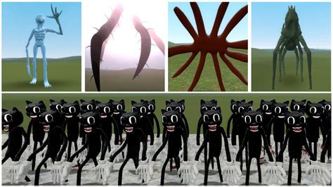 Cartoon Cat Army Vs Giants From Trevor Henderson Part 2 Sky Tentacles