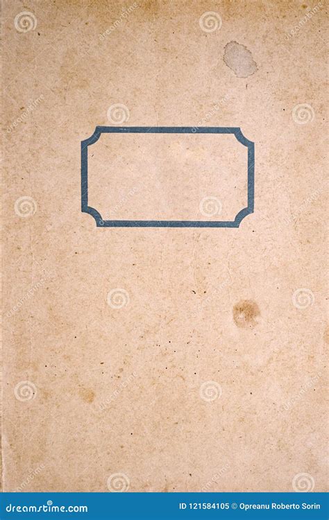 Old Notebook Cover Stock Image Image Of Literature 121584105