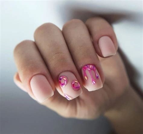 50 Simpler And Beautiful Gel Line Nail Art Design Trendy Nude Nail 2023 Houseoffashion