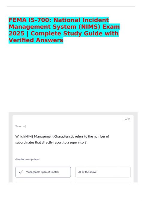 Fema Nims Ics 700 Answers 6