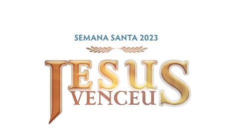 Logo Semana Santa 2023 Ministério Pessoal