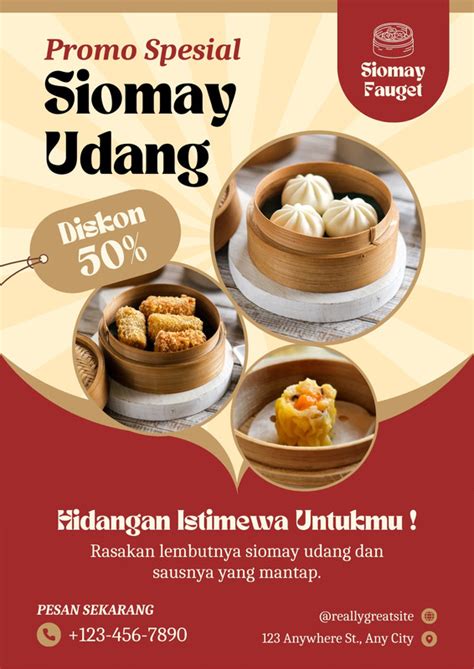 Gratis Desain Contoh Produk Makanan Canva