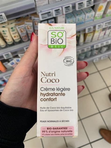 So Bio Étic Nutri Coco Crème légère hydratante confort INCI Beauty