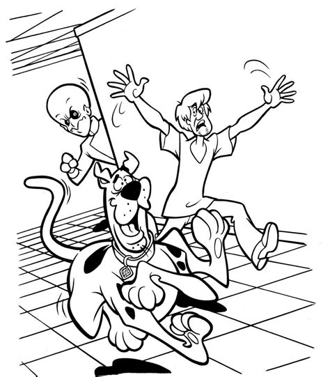 Scooby Doo Shaggy Coloring Pages