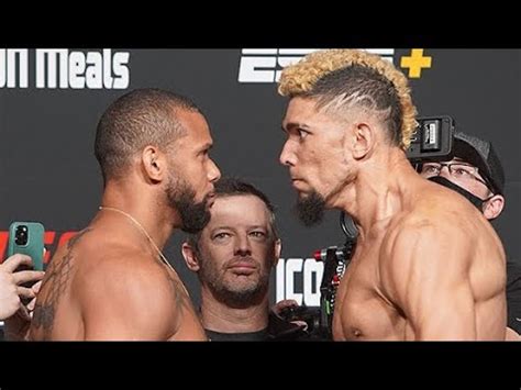 Ufc Vegas Face Offs Santos Vs Walker Youtube