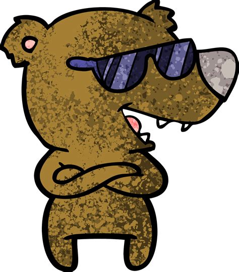 cartoon bear drawing