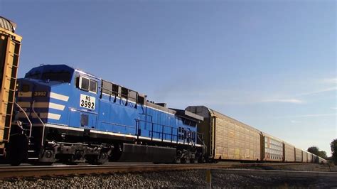 NS 218 With Ex CEFX AC44CW Mid DPU Departs Out Of The Siding At CP