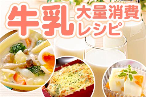 牛乳大量消費レシピ E・レシピ