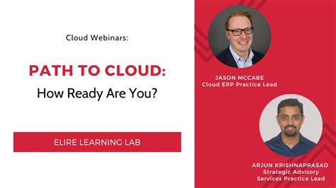 Webinar Path To Cloud How Ready Are You Elire Consulting