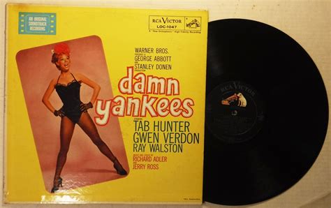 Damn Yankees Soundtrack Rca Loc Vinyl Lp Album Gwen Verdon