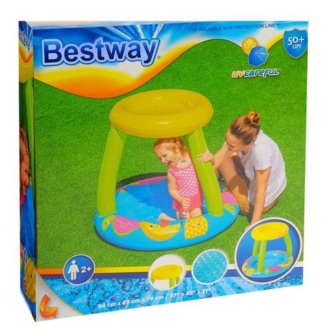 52331 Bestway Бассейн надувной Bestway Фрукты с навесом — купить в ...