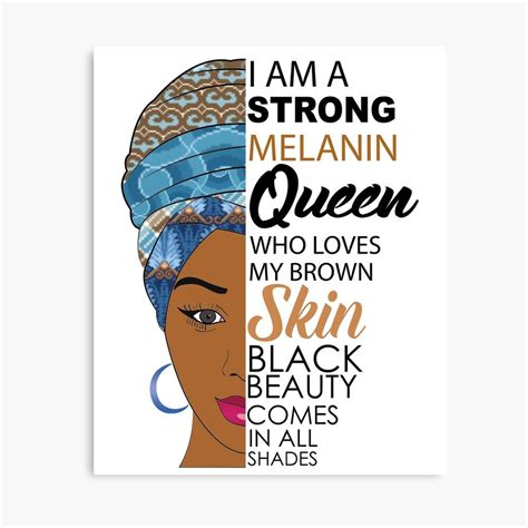 Strong Black Melanin Queen Photographic Print For Sale By