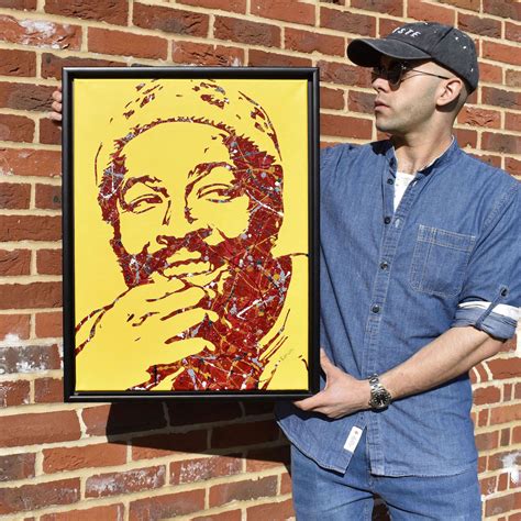 Marvin Gaye Original Painting By Kerwin