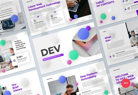 Web Development Powerpoint Presentation Template Graphue