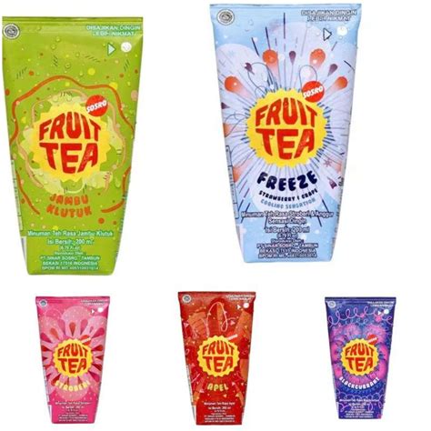 Jual Fruit Tea Genggam Ml X Pcs Karton Minuman Teh Rasa Buah