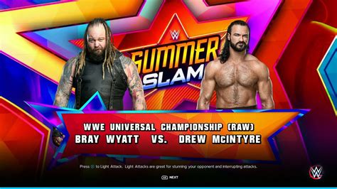 Thrilling WWE 2K23 Championship Chaos Bray Wyatt Vs Drew McIntyre In