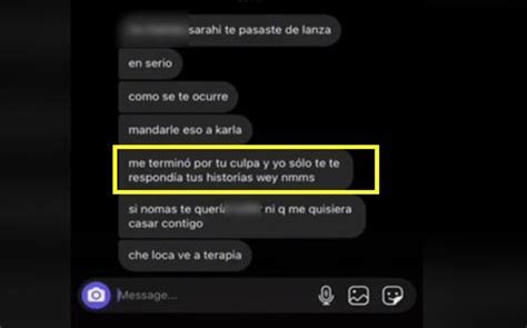 Mujer Exhibe A Sujeto Que Le Mandaba Mensajes Teniendo Novia Su Pareja