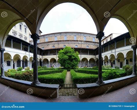 Medici Chapel Interior Courtyard Editorial Stock Image - Image of ...