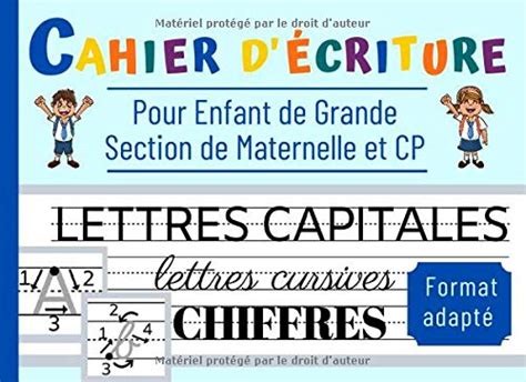 Buy Cahier d écriture pour Enfant de Grande Section de Maternelle et