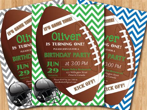 Free Printable Football Birthday Invitations | Dolanpedia