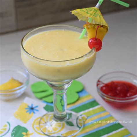 Virgin Pina Colada Kid Friendly Things To Do