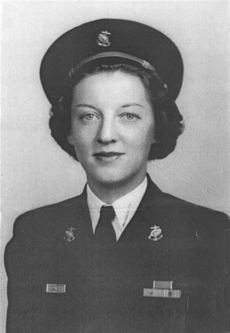 Portrait Of Navy Nurse Ann A Bernatitus Women Of World War Ii