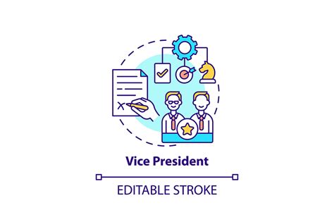 Vice President Concept Icon Graphic by bsd studio · Creative Fabrica