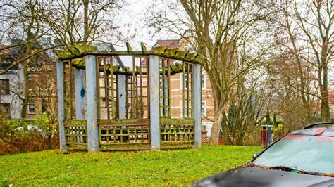 Holz Pavillon In Sondershausen Wird Saniert