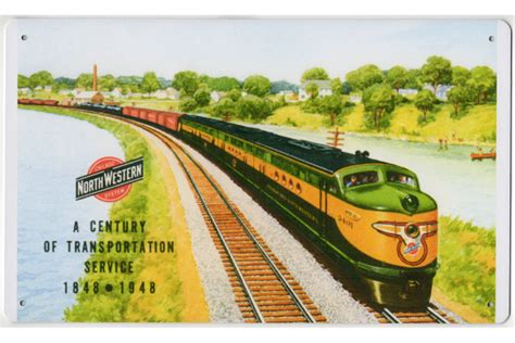 C&NW 1948 FT’s at Sterling IL Plaque – Chicago & North Western ...