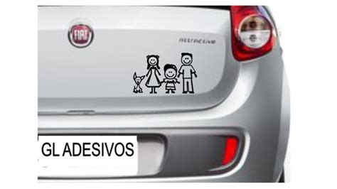 Adesivo Carro Familia Compre Produtos Personalizados No Elo7