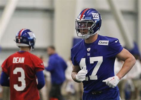 It S Good New York Giants Te Theo Johnson Happy With Debut Training Camp Tracker Athlon