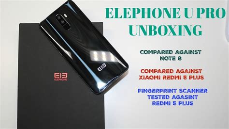 Elephone U Pro Chinese Galaxy Unboxing YouTube