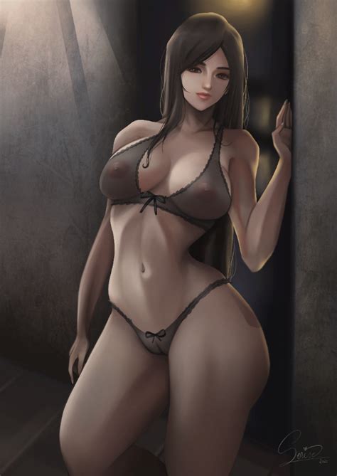 Tifa Lingerie On By Serise Hentai Foundry