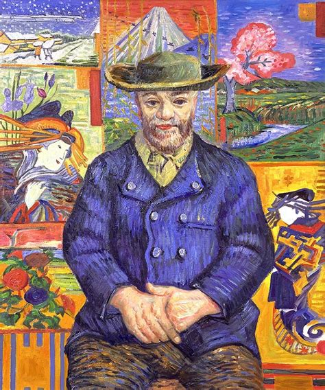 Vincent Van Gogh Galerie Montblanc Portrait Du Pere Tanguy Vincent